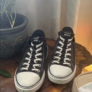 Skechers Black and White Sneakers